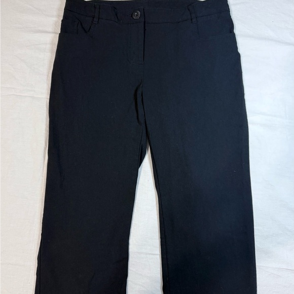 Bisou Bisou Black Women's Capris lightweight Capris Pants size S - Picture 1 of 9